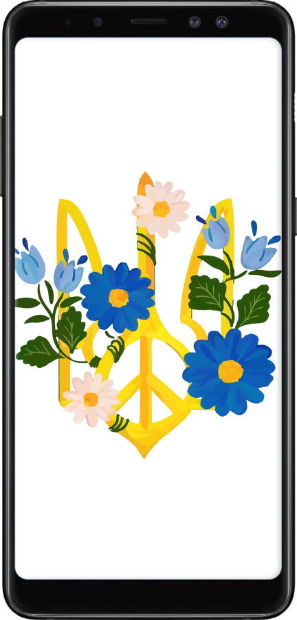 TPU чехол Герб v3 для Samsung Galaxy A8 Plus 2018 A730F - 5265b-1345 изображение 