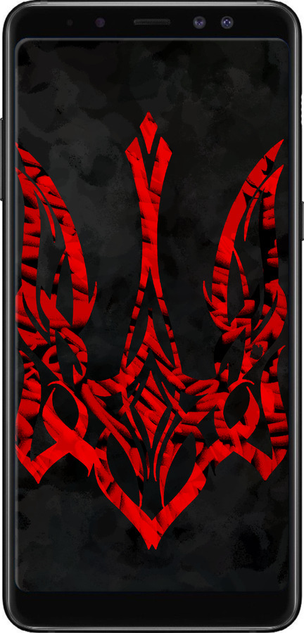 TPU чехол Герб України  для Samsung Galaxy A8 Plus 2018 A730F - 5319b-1345 изображение 