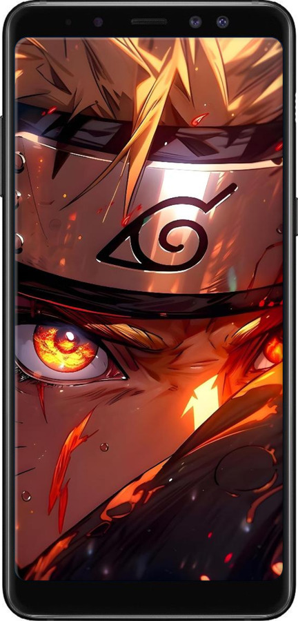 TPU чехол Наруто для Samsung Galaxy A8 Plus 2018 A730F - 6277b-1345 изображение 