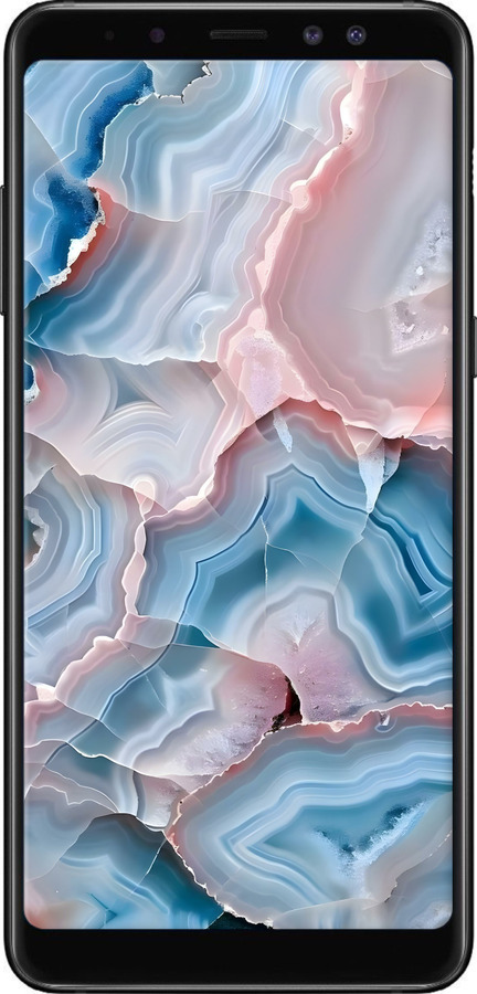 TPU чехол Мрамор для Samsung Galaxy A8 Plus 2018 A730F - 6306b-1345 изображение 