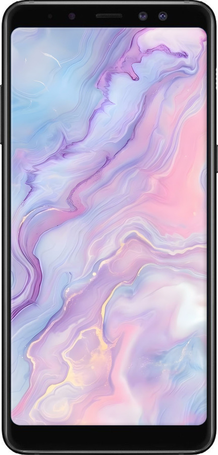 TPU чехол Нежный мрамор для Samsung Galaxy A8 Plus 2018 A730F - 6310b-1345 изображение 