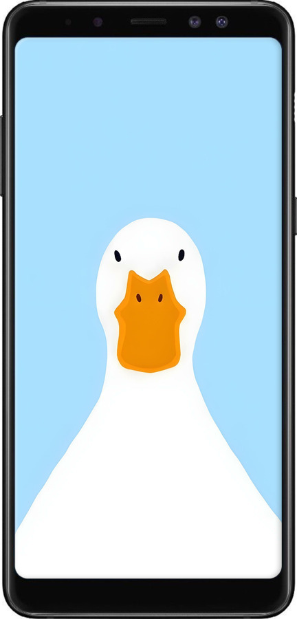 TPU чехол Гусь для Samsung Galaxy A8 Plus 2018 A730F - 6350b-1345 изображение 