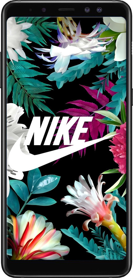TPU чехол Nike для Samsung Galaxy A8 Plus 2018 A730F - 6378b-1345 изображение 