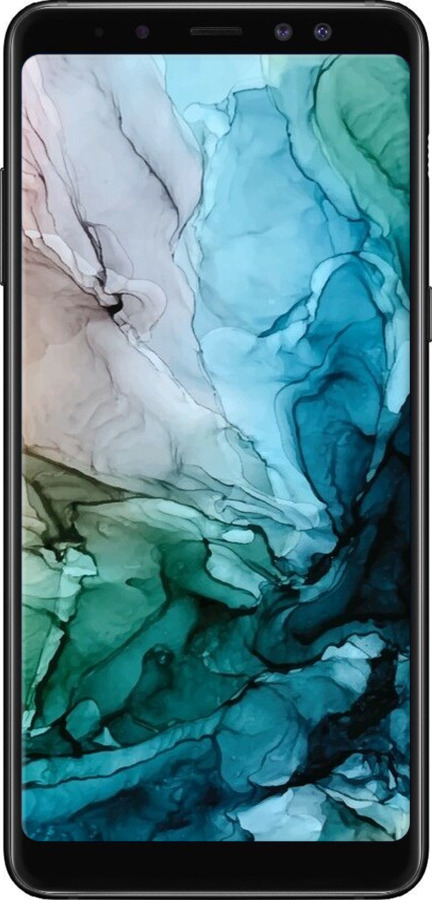 TPU чехол З абстрактним малюнком барвисті Солоні береги для Samsung Galaxy A8 Plus 2018 A730F - 6405b-1345 изображение 