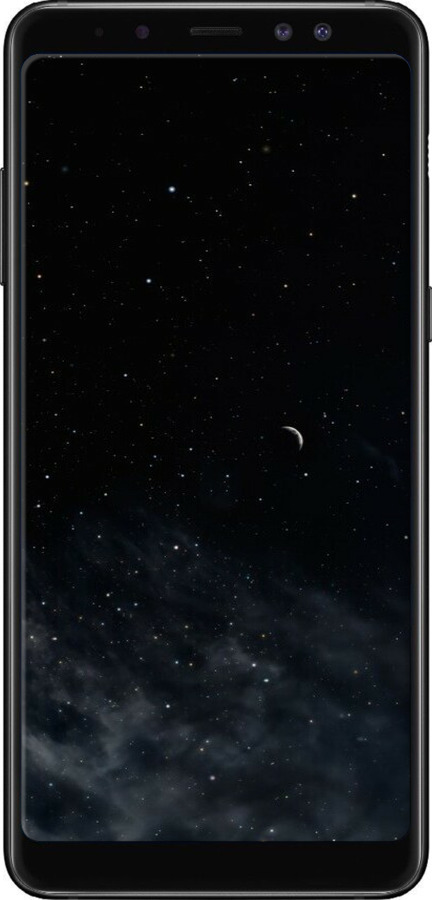 TPU чехол Нічне небо для Samsung Galaxy A8 Plus 2018 A730F - 6451b-1345 изображение 