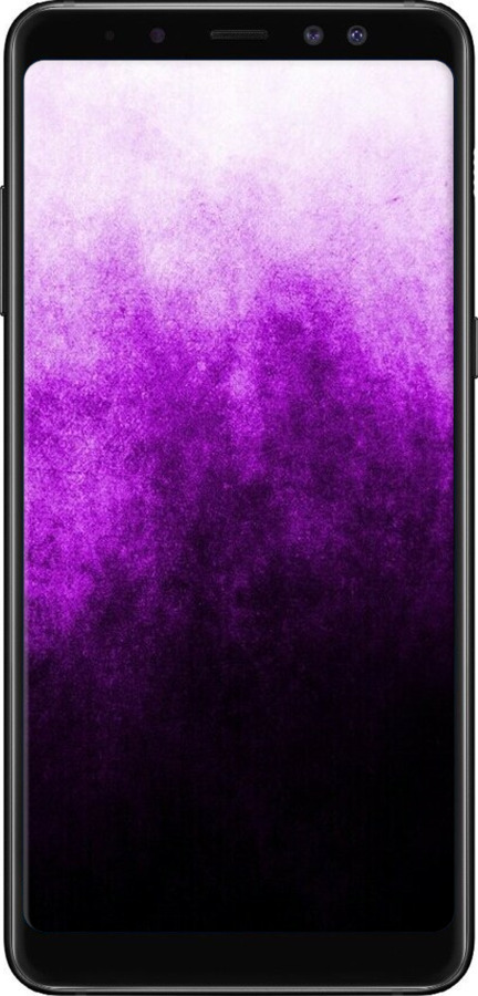 TPU чехол Абстрактная композиция в фиолетовых тонах для Samsung Galaxy A8 Plus 2018 A730F - 6478b-1345 изображение 