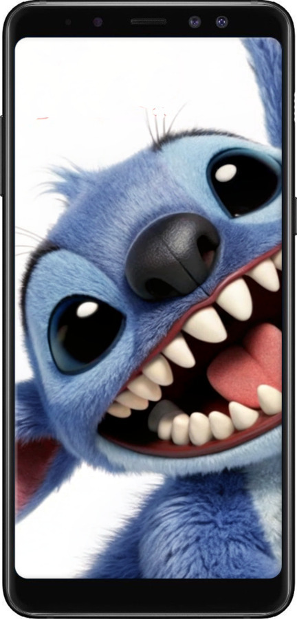 TPU чехол Стіч для Samsung Galaxy A8 Plus 2018 A730F - 6684b-1345 изображение 