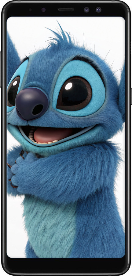 TPU чехол Стіч 1 для Samsung Galaxy A8 Plus 2018 A730F - 6686b-1345 изображение 