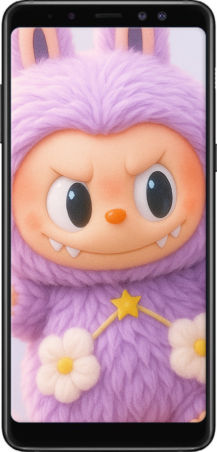 TPU чехол Лабубу для Samsung Galaxy A8 Plus 2018 A730F - 6708b-1345 изображение 