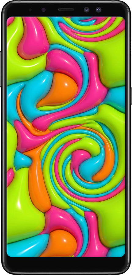 TPU чехол Y2K Jelly Dream для Samsung Galaxy A8 Plus 2018 A730F - 6780b-1345 изображение 
