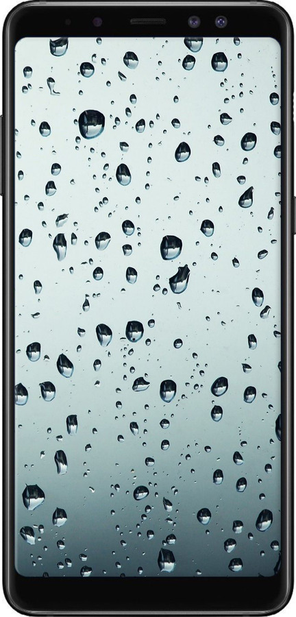 TPU чехол Стекло в каплях для Samsung Galaxy A8 Plus 2018 A730F - 848b-1345 изображение 