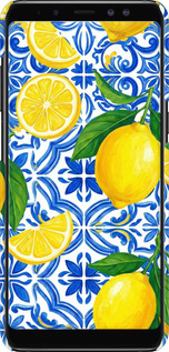 3D пластиковый матовый чехол Grocery Girl Italian Summer для Samsung Galaxy A8 Plus 2018 A730F - 6766m-1345 изображение 