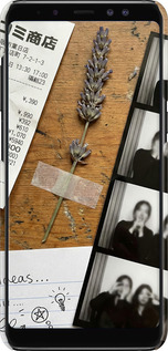 3D пластиковый матовый чехол Aesthetic Scrapbook Collage для Samsung Galaxy A8 Plus 2018 A730F - 6773m-1345 изображение 