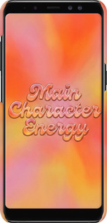 3D пластиковый матовый чехол Aura Gradient Main Character Energy Aesthetic Y2K для Samsung Galaxy A8 Plus 2018 A730F - 6783m-1345 изображение 