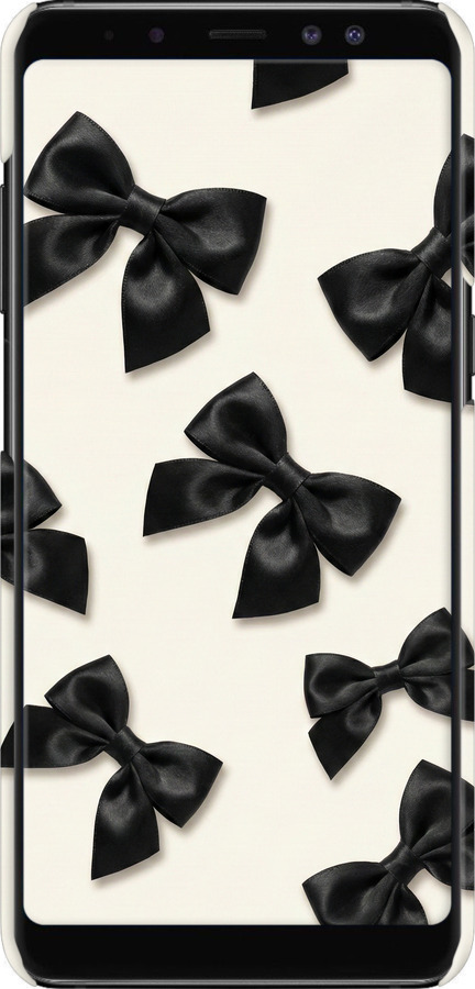 3D пластиковий матовий чехол Dark Coquette для Samsung Galaxy A8 Plus 2018 A730F - 6765m-1345 изображение 