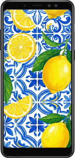 2D пластиковий чехол Grocery Girl Italian Summer для Samsung Galaxy A8 Plus 2018 A730F - 6766t-1345 изображение 