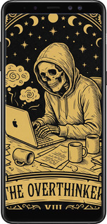 2D пластиковий чехол The Overthinker для Samsung Galaxy A8 Plus 2018 A730F - 6774t-1345 изображение 