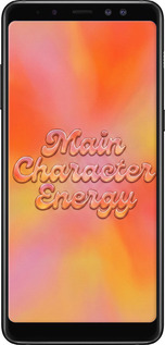 2D пластиковый чехол Aura Gradient Main Character Energy Aesthetic Y2K для Samsung Galaxy A8 Plus 2018 A730F - 6783t-1345 изображение 