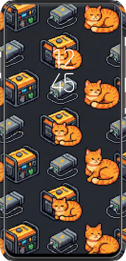 3D пластиковый матовый чехол Autonomous Zone для Samsung Galaxy A8S - 6771m-1636 изображение 