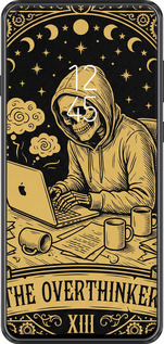 Силиконовый чехол The Overthinker для Samsung Galaxy A8S - 6774u-1636 изображение 