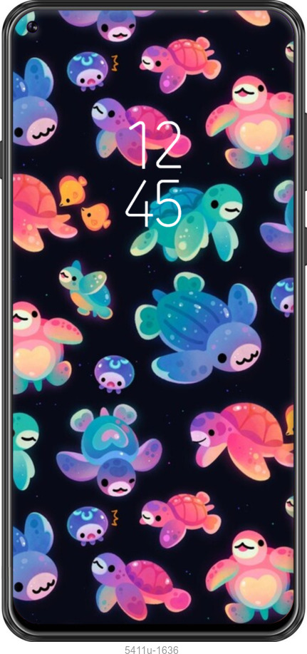 Силиконовый чехол № 5411 для Samsung Galaxy A8S - 5411u-1636 изображение 