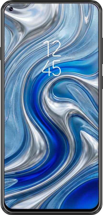 Силіконовий чехол Liquid Chrome для Samsung Galaxy A8S - 6781u-1636 изображение 