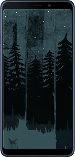 TPU чехол Лиса и ночной лес для Samsung Galaxy A9 (2018) - 6481b-1503 изображение 