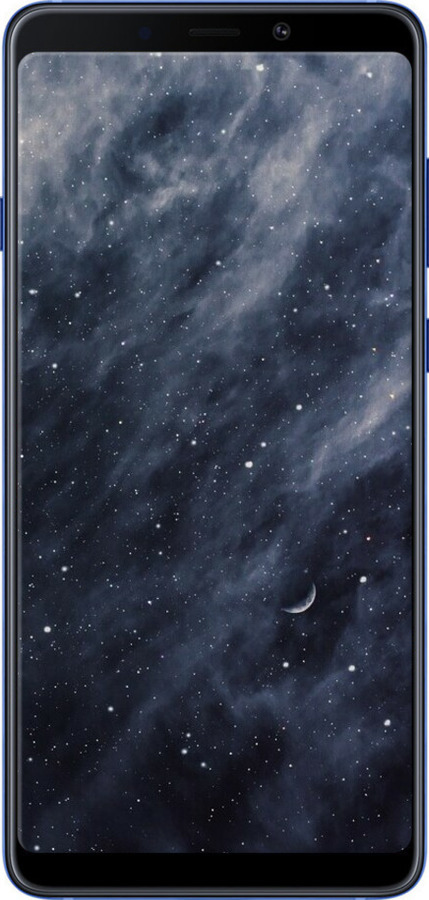 TPU чехол Сині хмари, Синій місяць для Samsung Galaxy A9 (2018) - 6398b-1503 изображение 