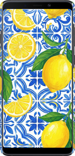 3D пластиковый матовый чехол Grocery Girl Italian Summer для Samsung Galaxy A9 (2018) - 6766m-1503 изображение 