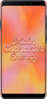 3D пластиковый матовый чехол Aura Gradient Main Character Energy Aesthetic Y2K для Samsung Galaxy A9 (2018) - 6783m-1503 изображение 
