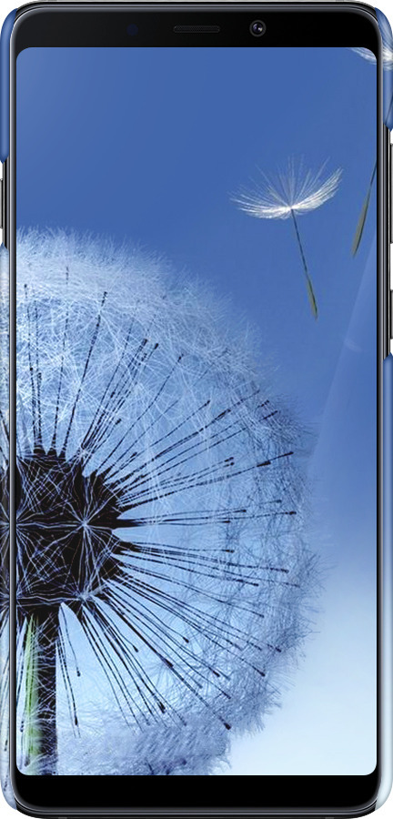 3D пластиковый матовый чехол Одуванчик для Samsung Galaxy A9 (2018) - 6005m-1503 изображение 