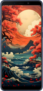 2D пластиковый чехол Природа японии для Samsung Galaxy A9 (2018) - 6327t-1503 изображение 
