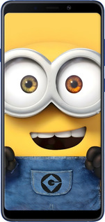 2D пластиковый чехол Миньон для Samsung Galaxy A9 (2018) - 6389t-1503 изображение 
