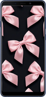 Силіконовий чехол Coquette Ribbons Dark Coquette для Samsung Galaxy A9 (2018) - 6767u-1503 изображение 