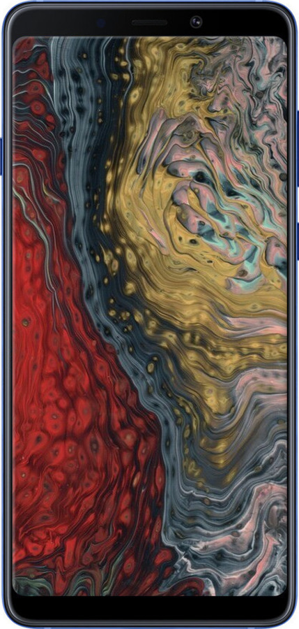 Силиконовый чехол С изображением абстрактной живописи для Samsung Galaxy A9 (2018) - 6530u-1503 изображение 