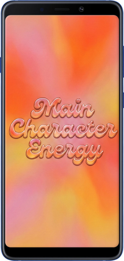 2D пластиковый чехол Aura Gradient Main Character Energy Aesthetic Y2K для Samsung Galaxy A9 (2018) - 6783t-1503 изображение 