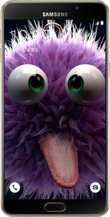 Силіконовий чехол Пухнастик для Samsung Galaxy A9 A9000 - 6017u-107 изображение 