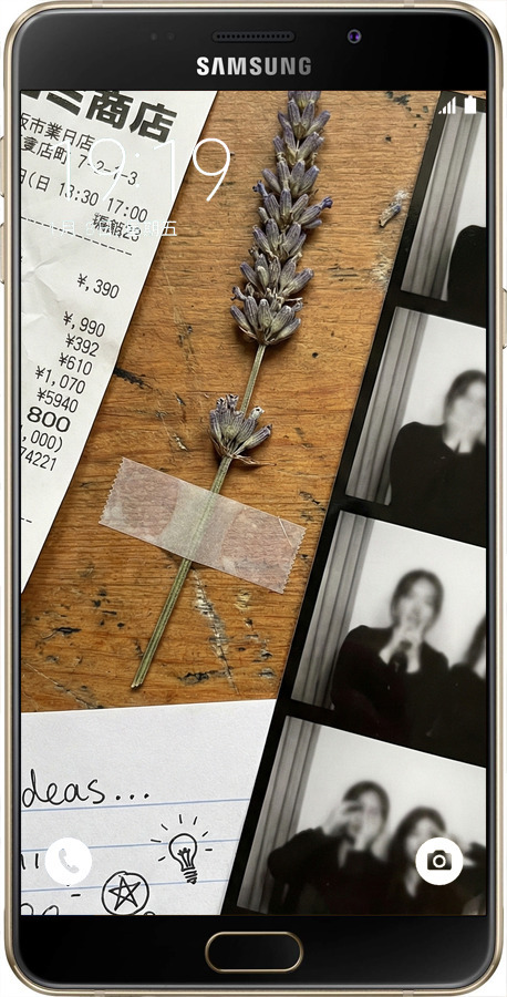 Силиконовый чехол Aesthetic Scrapbook Collage для Samsung Galaxy A9 A9000 - 6773u-107 изображение 