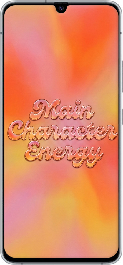 Силиконовый чехол Aura Gradient Main Character Energy Aesthetic Y2K для Samsung Galaxy A90 5G - 6783u-1800 изображение 