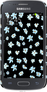 3D пластиковый глянцевый чехол Цветочный для Samsung Galaxy Ace 3 Duos s7272 - 4900c-33 изображение 