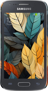 3D пластиковый глянцевый чехол Кольорове листя для Samsung Galaxy Ace 3 Duos s7272 - 5644c-33 изображение 