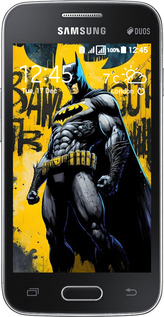 Силіконовий чехол Бетмен для Samsung Galaxy Ace 4 Lite G313h - 6290u-208 изображение 