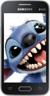 Силиконовый чехол Стич для Samsung Galaxy Ace 4 Lite G313h - 6684u-208 изображение 