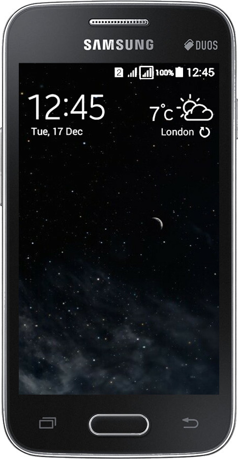 Силиконовый чехол Ночное небо для Samsung Galaxy Ace 4 G313 - 6451u-207 изображение 