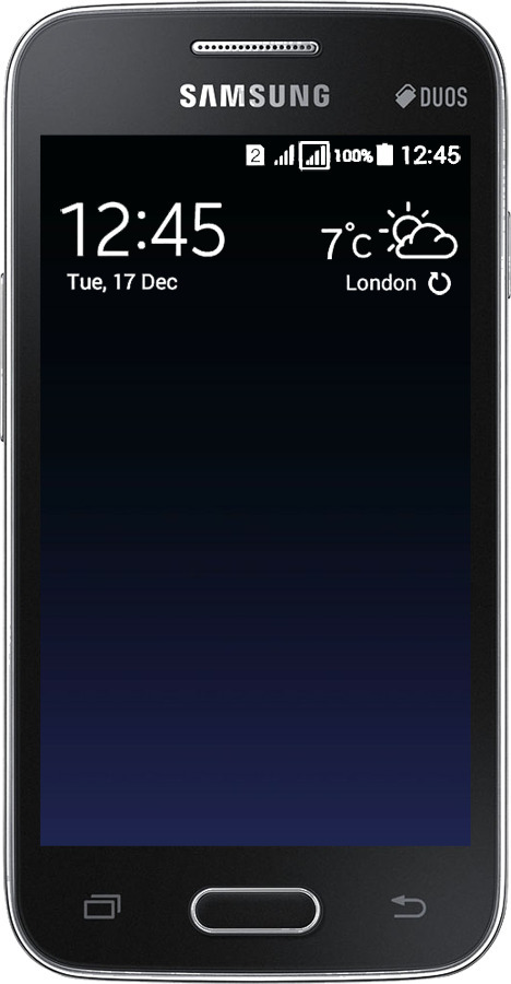 Силіконовий чехол Градієнт у темно-синьому стилі для Samsung Galaxy Ace 4 Lite G313h - 6542u-208 изображение 