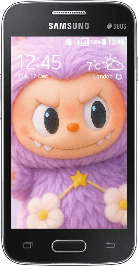 Силіконовий чехол Лабубу для Samsung Galaxy Ace 4 Lite G313h - 6708u-208 изображение 