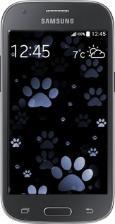 Силіконовий чехол З синіми відбитками лап для Samsung Galaxy Ace Style G357 - 6441u-1110 изображение 