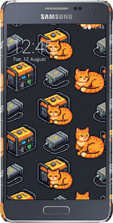 3D пластиковый глянцевый чехол Autonomous Zone для Samsung Galaxy Alpha G850F - 6771c-65 изображение 