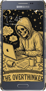 3D пластиковый глянцевый чехол The Overthinker для Samsung Galaxy Alpha G850F - 6774c-65 изображение 