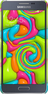 3D пластиковый матовый чехол Y2K Jelly Dream для Samsung Galaxy Alpha G850F - 6780m-65 изображение 